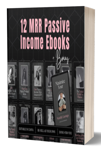 MRR Passive Income eBook Bundle, master resell rights