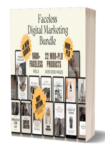 22 Faceless Digital Marketing MRR Products